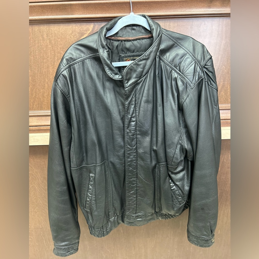 Men’s leather jacket
